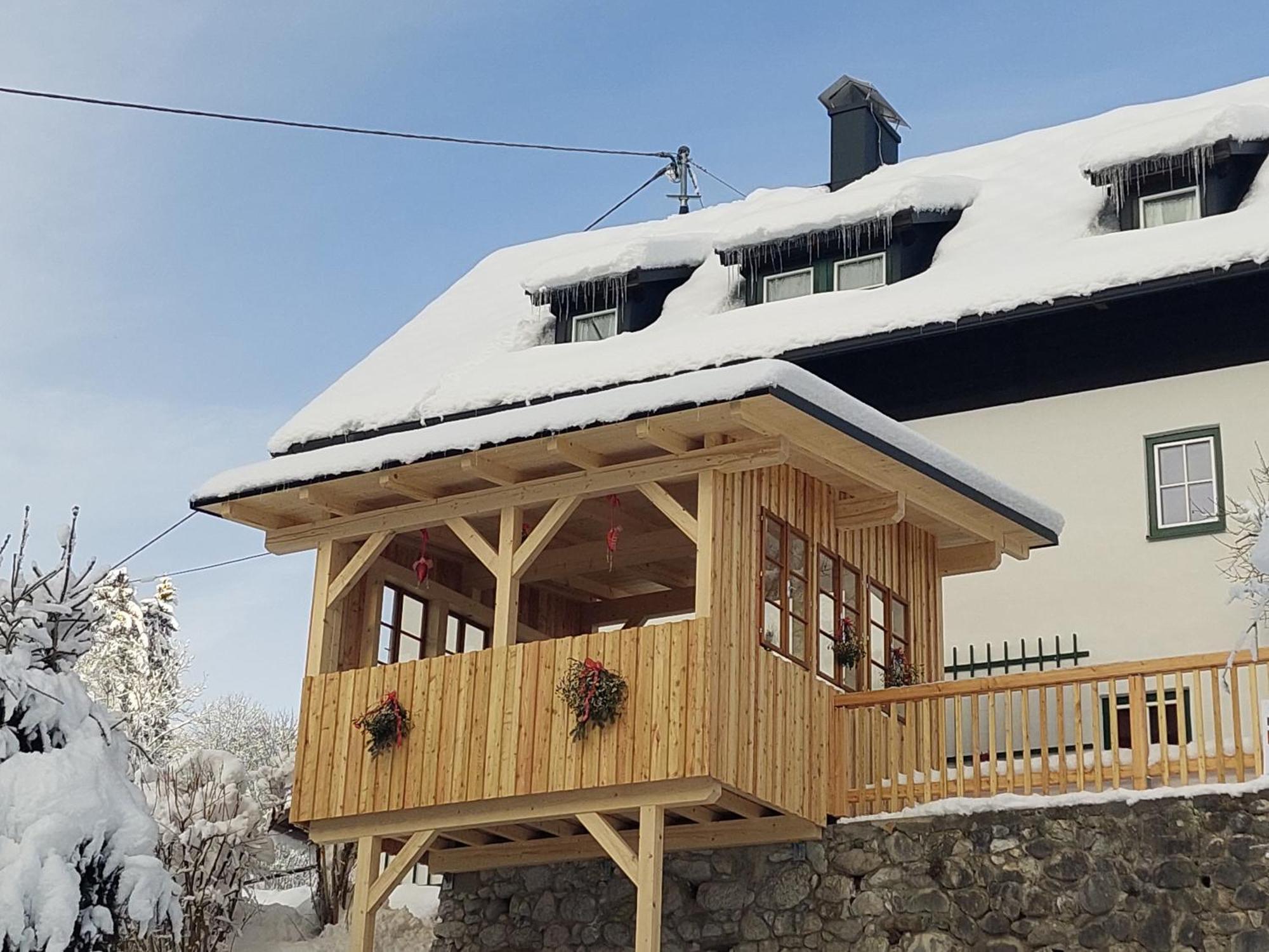 Апартаменты Haus Enzian Хинтерстодер Экстерьер фото